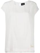 Cavalli Class Logo Embroidered T-shirt - White