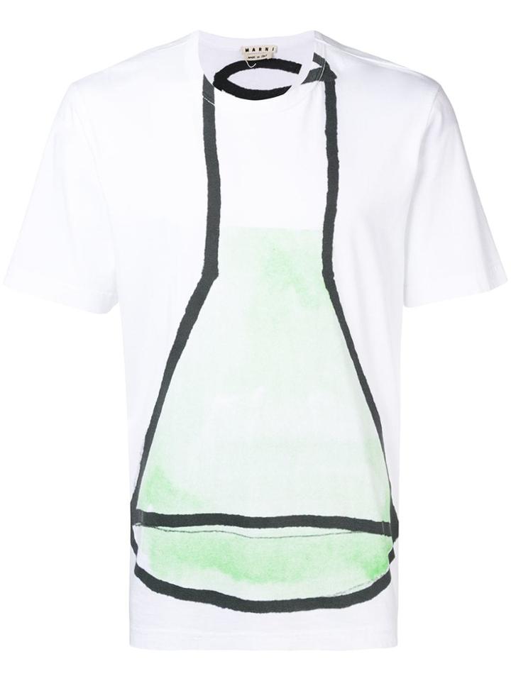 Marni Beaker Print T-shirt - White