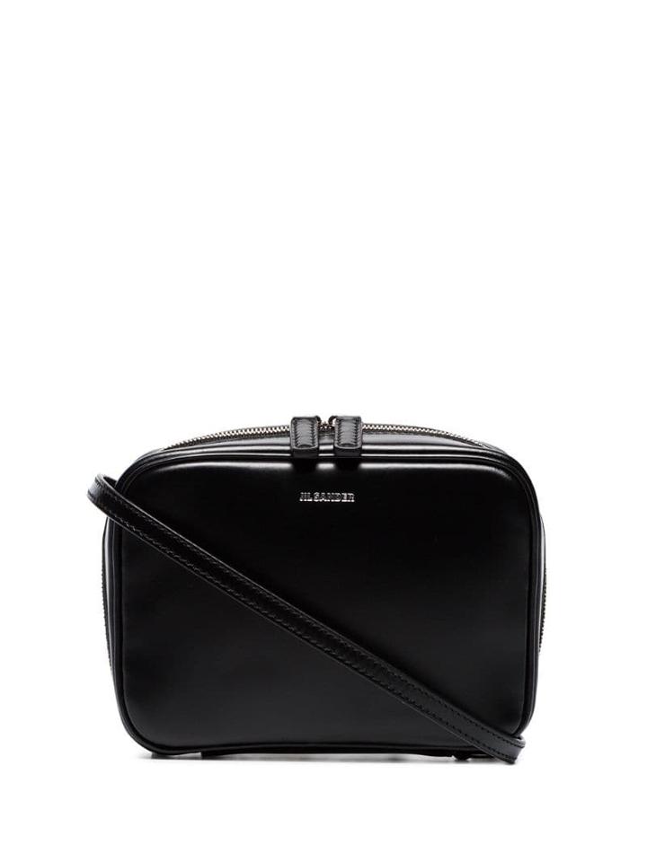 Jil Sander J-vision Crossbody Bag - Black