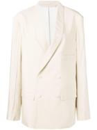 Lemaire Double-breasted Blazer - Neutrals