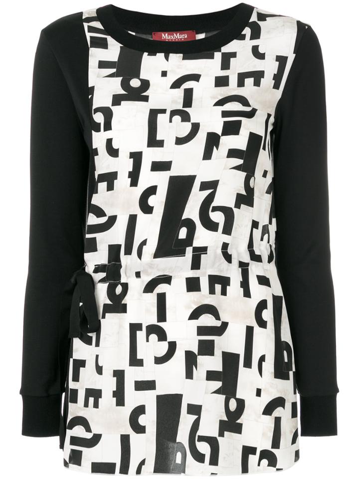 Max Mara Studio Sansone Blouse - Black