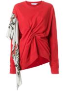 Act N&deg;1 Pin Pleat Detail Sweatshirt - Red