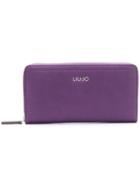 Liu Jo Manhattan Zip-around Wallet - Pink & Purple