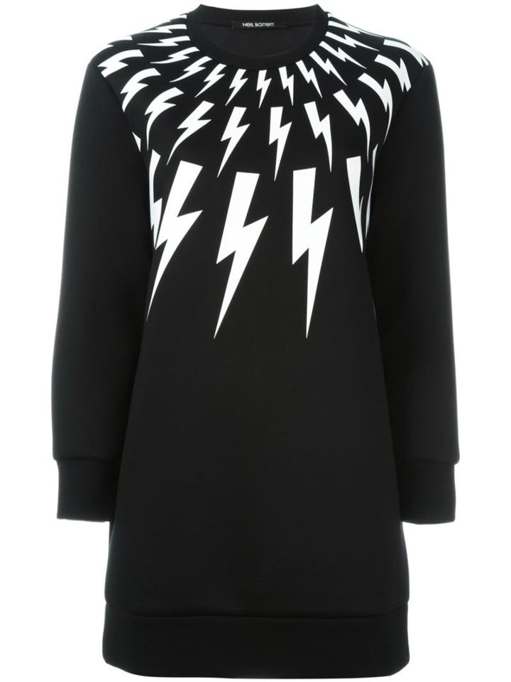 Neil Barrett 'thunder' Mini Dress
