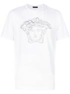 Versace - Medusa Print T-shirt - Men - Cotton - S, White, Cotton