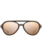 Prada Linea Rossa Spectrum Aviator Sunglasses - Metallic