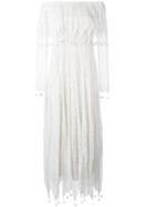 Alexander Mcqueen - Pom Pom Lace Dress - Women - Silk/viscose - S, Nude/neutrals, Silk/viscose