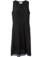 Cotélac Embroidered Details Sleeveless Dress, Women's, Size: 1, Black, Polyester/cotton