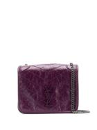 Saint Laurent Niki Shoulder Bag - Purple