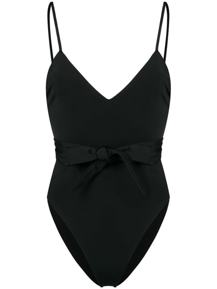 Mara Hoffman Bow Detail Swimsuit - Black