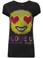 Philipp Plein 'new Fashion' T-shirt, Women's, Size: Medium, Black, Cotton/polyester