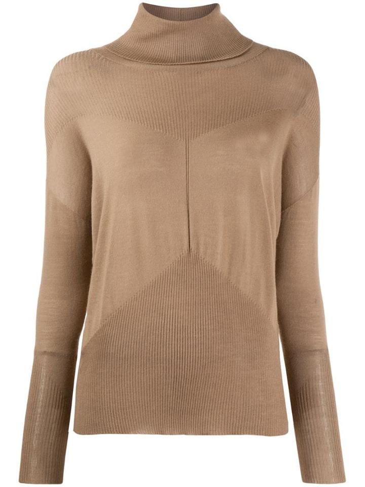 Lorena Antoniazzi Cashmere Roll-neck Sweater - Neutrals