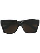 Saint Laurent - Square Frame Sunglasses - Women - Acetate - One Size, Brown, Acetate