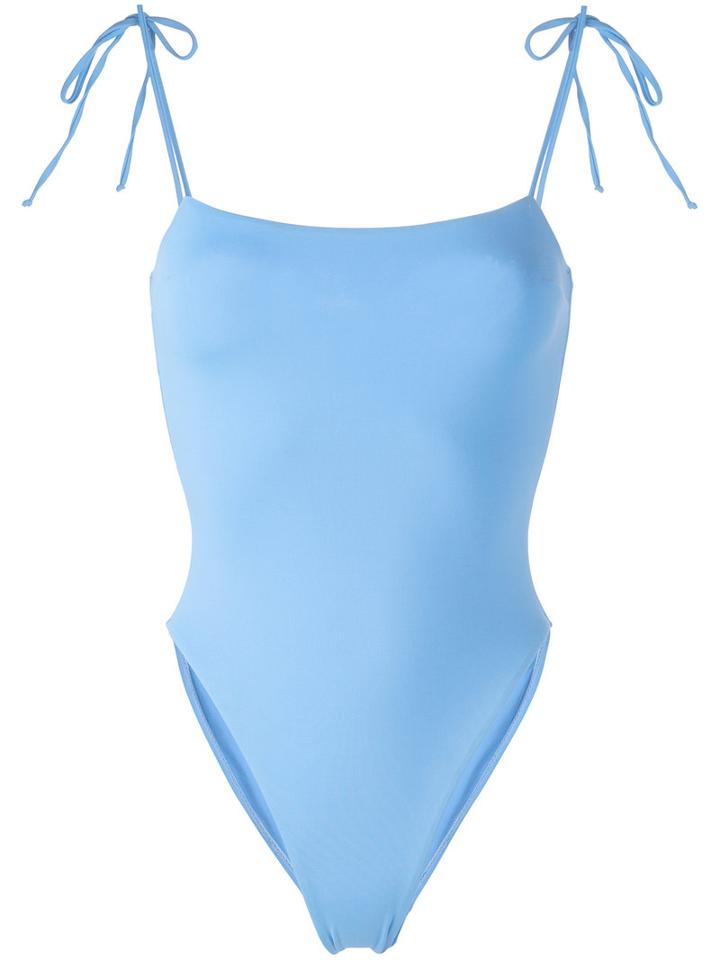 Sian Swimwear - Naomi Swimsuit - Women - Polyamide/spandex/elastane - M, Women's, Blue, Polyamide/spandex/elastane