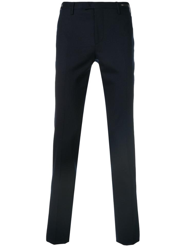 Pt01 Straight-leg Trousers - Blue