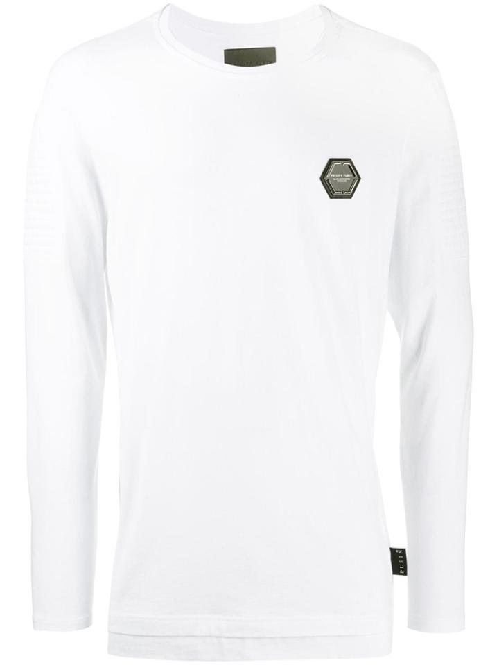 Philipp Plein Statement Long-sleeved T-shirt - White