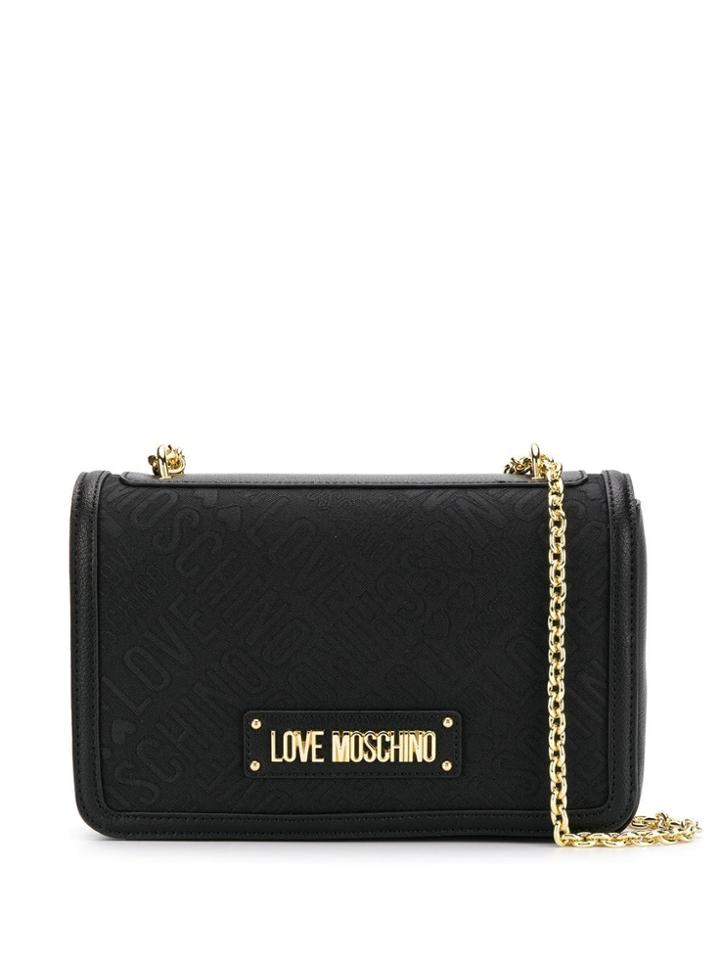 Love Moschino Chain Shoulder Bag - Black