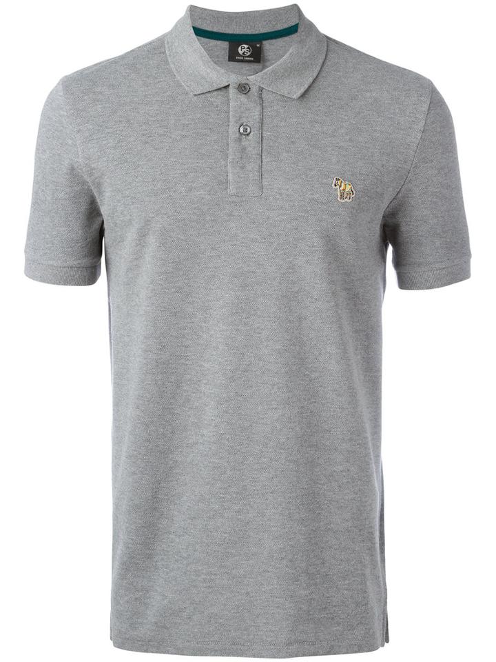 Ps By Paul Smith - Polo Shirt - Men - Cotton - L, Grey, Cotton