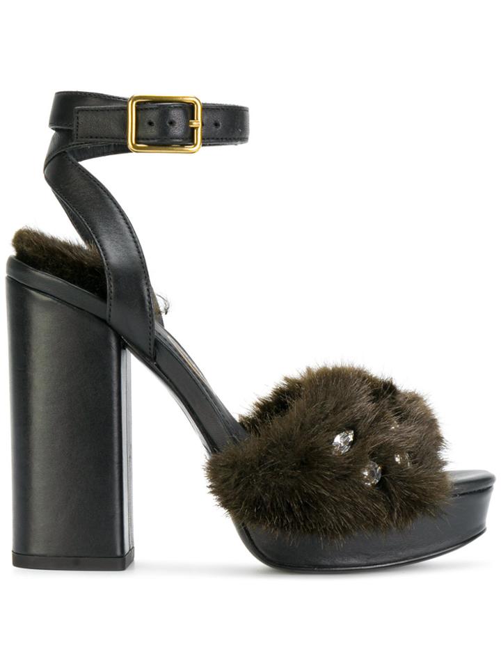 Ash Beluga Sandals - Black