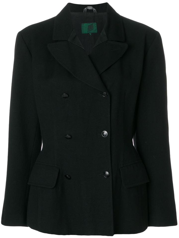 Jean Paul Gaultier Vintage Structured Double-breasted Blazer - Black