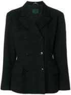 Jean Paul Gaultier Vintage Structured Double-breasted Blazer - Black