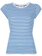 Mads N0rgaard Trappy Striped T-shirt - Blue