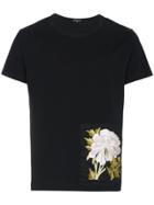 Ann Demeulemeester Embroidered Patch T-shirt - Black