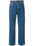 Carhartt Cropped Straight-leg Jeans - Blue