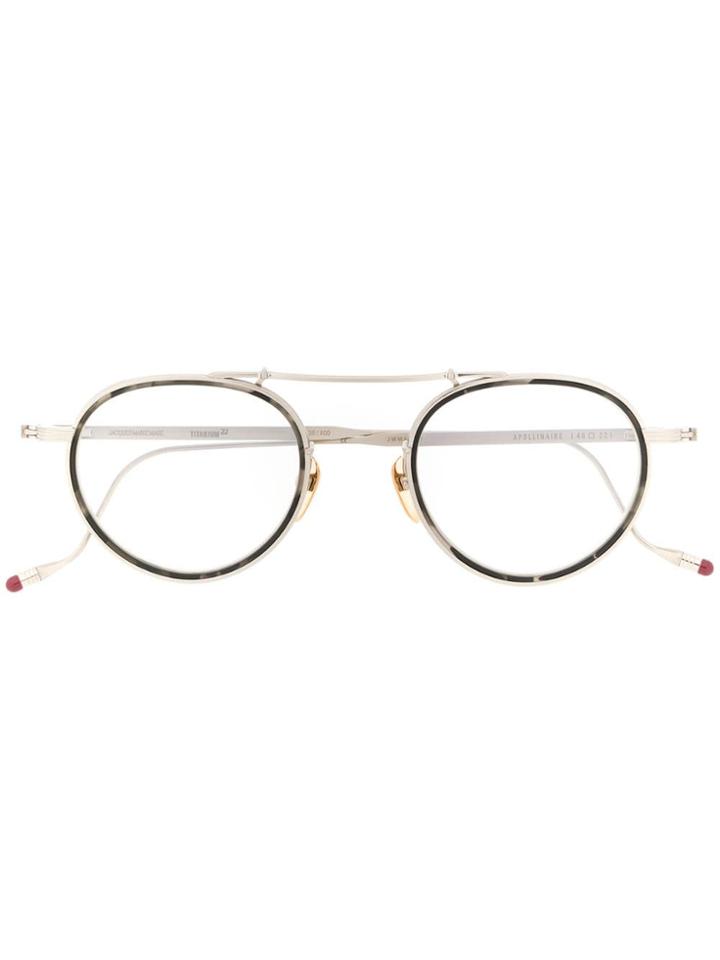 Jacques Marie Mage Pollinaire Glasses - Metallic