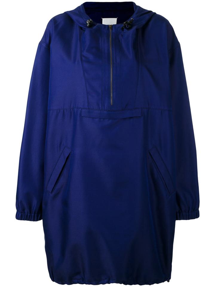Maison Margiela - Raincoat-style Dress - Women - Viscose/cotton/silk - 38, Blue, Viscose/cotton/silk