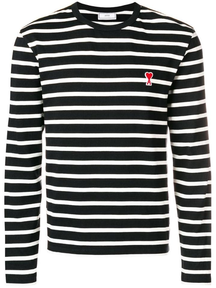 Ami Alexandre Mattiussi T-shirt With Ami De Ceur Patch - Red