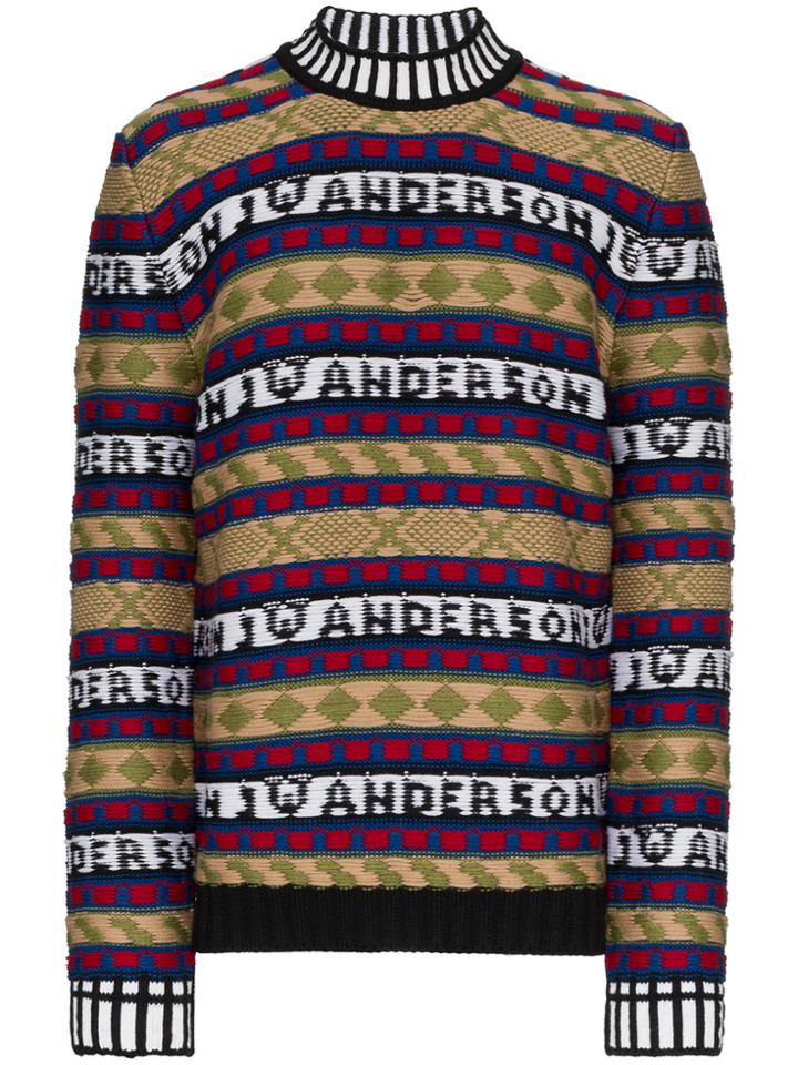 Jw Anderson Logo Crew Neck Sweater - Unavailable