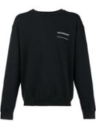 Enfants Riches Deprimes Logo Print Sweatshirt, Adult Unisex, Size: Medium, Black, Cotton