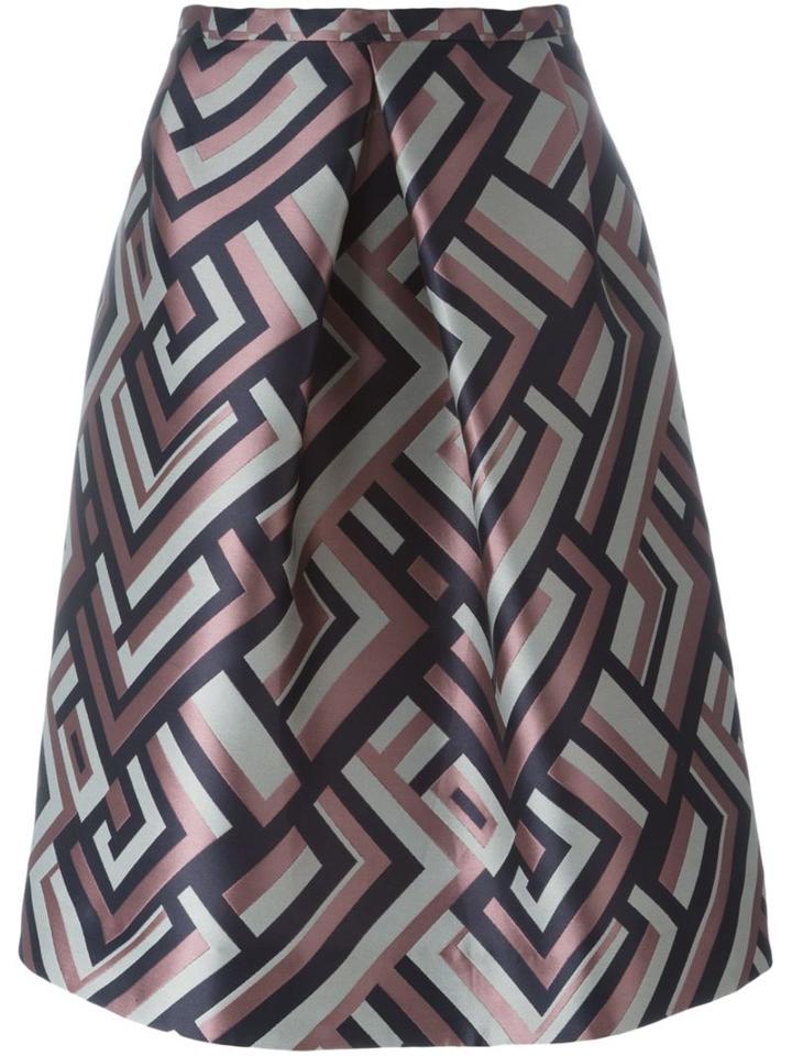 's Max Mara Geometric Pattern Skirt