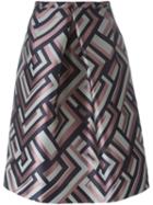 's Max Mara Geometric Pattern Skirt