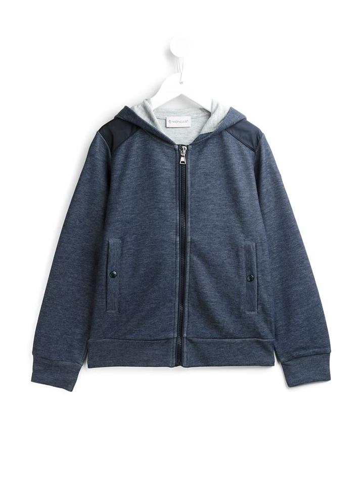 Moncler Kids Zipped Up Hoodie