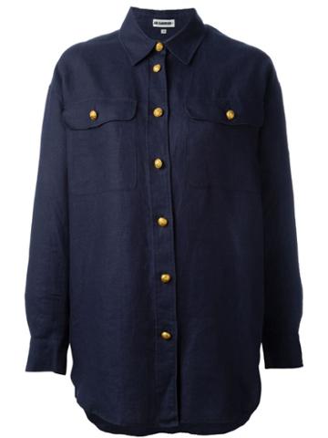 Jil Sander Pre-owned Oversized Shirt - Blue