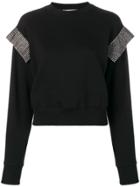 Christopher Kane Crystal Trim Sweatshirt - Black