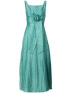 Masscob Waist-tie Lightweight Dress - Green