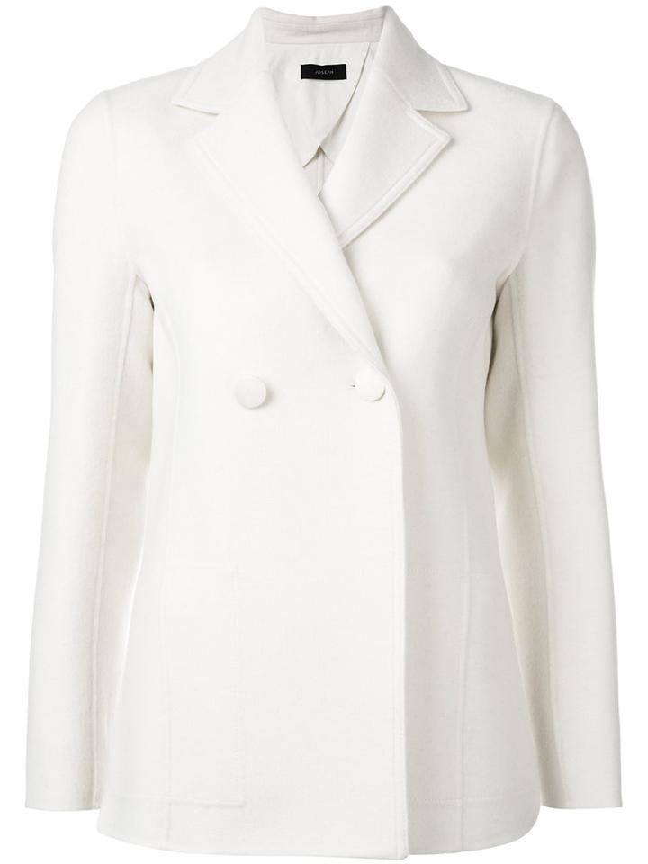 Joseph Two Buttons Blazer, Women's, Size: 34, Nude/neutrals, Wool/cashmere/viscose/cashmere