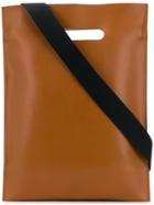 Mm6 Maison Margiela Structured Shopper Tote - Brown