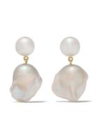 Sophie Bille Brahe 14kt Yellow Gold Venus Blanc Earrings