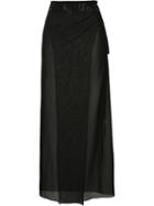 Versace - Embellished Greek Key Slip - Women - Silk/spandex/elastane - 44, Women's, Black, Silk/spandex/elastane