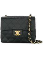 Chanel Vintage Diamond Quilt Shoulder Bag - Black