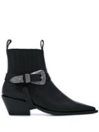 Anine Bing Pointed Ankle Boots - Black