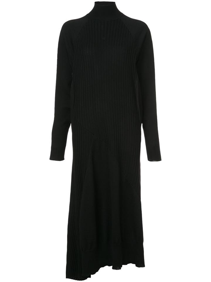 Jil Sander Roll Neck Jumper Dress - Black