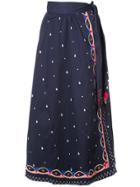 Temperley London Embroidered Skirt - Blue