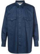 Julien David Double Breasted Coat - Blue