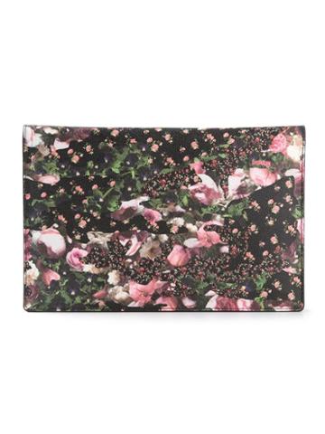Givenchy Floral Print Flap Clutch