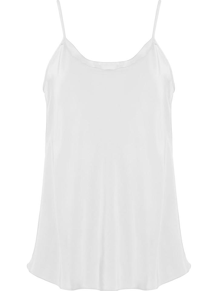 Uma Raquel Davidowicz Taxi Cami Top, Women's, Size: 42, White, Silk